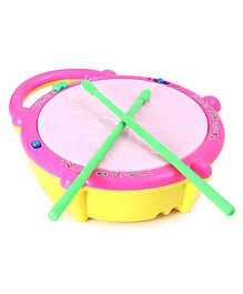 Sanjary Flash Drum Set With Music and Light - Yellow...