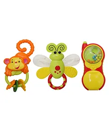 Baby Moo Monkey Bee And Phone Musical Rattle Toys Pack...