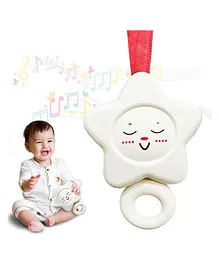 Kipa Melodious White Star Musical Cot Toy for Newborns...