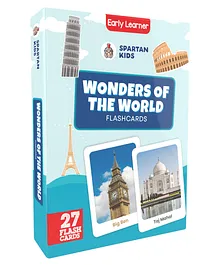 Spartan Kids Wonders of The World 27 Flash Cards -...