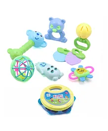 Aditi Toys Rattles in a Bag Set of 8 - Multicolour