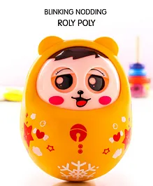 Eye Blinking Push and Shake Orange Roly Poly| Wobbling...