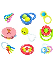 Little Innocents Rattles and Teethers Pack of 9 -...