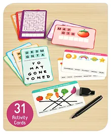 Babyhug Word Scramble Write N Wipe Double Sided...