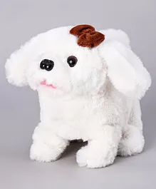 Aarohi Toys Musical Poochie Pet - Off White