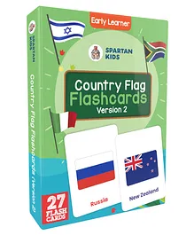 Spartan Kids World Country Flags Verion 2 Flash Cards...