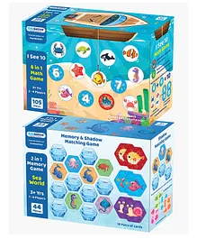Eduketive Combo of 2 I See 10 Six In 1 Math Game & Sea...