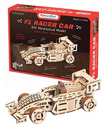 Funvention F1 Racer Car DIY Mechanical Model STEM...