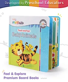 1 to 4 years, 12 pages, Each page has a spot for the kids to touch and...