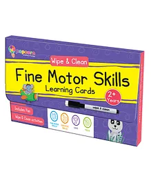 Popcorn Fine Motor Skills Learning Cards  Multicolor -...