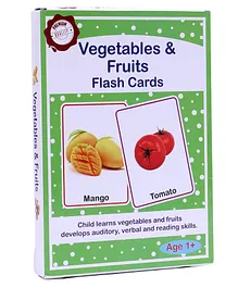 Meraki Babies Vegetables & Fruits Flash Cards - 30...