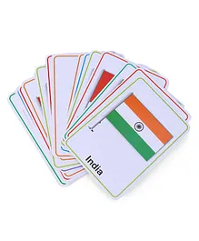 Meraki Babies Country Flags Flash Cards for Kids - 32...