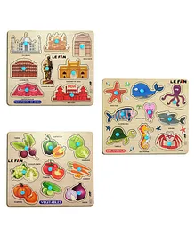 Mingkids Puzzles Kids Learning Toys Kit Monuments of...
