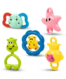 Baybee Pack of 5 Rattles Toys Set for Baby Non-Toxic...