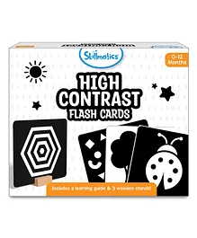 Skillmatics High Contrast Flash Cards Black White - 30...