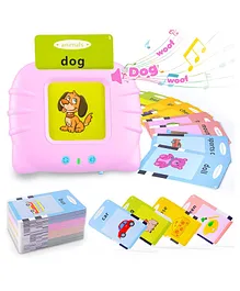 FunBlast Talking Flash Cards Toy Pink - 112 Cards
