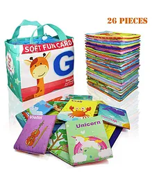 Webby Soft Alphabet Cards With Cloth Storage Bag -...