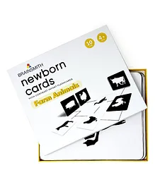 Brainsmith Farm Animals Newborn Cards - Pack of 10