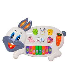 Fiddlerz Musical Rabbit Piano Toy with Flashing Light...