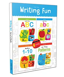 3 to 5 Years, 64 Pages each, A fun pack of 4 books to practise alphabets,...