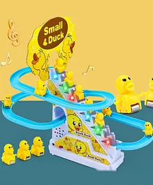 YAMAMA Musical Duck Track Slide and Climb Stairs Toys...