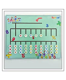 TodFod Wooden Mathmatical Maze Puzzle -Multicolour