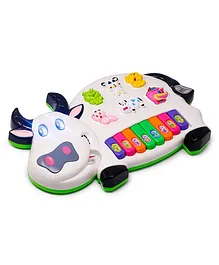 Zyamalox Plastic Cow Musical Piano with 3 Modes Animal...