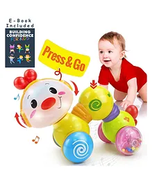 BitFeex Cute Caterpiller Music & Light Baby Crawling...