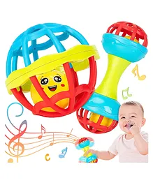 YAMAMA Baby Rattle Teething Toys for New Born Babies...