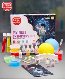 Toy Kraft Candles From Pretty Pots Kit - Multicolour