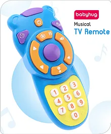 Babyhug Musical TV Remote Control Toy (Colour May Vary)