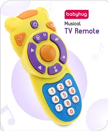 Babyhug Musical TV Remote Control Toy (Colour May...
