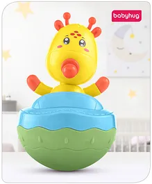 Babyhug Giraffe on Boat Roly Poly Toy |Push and Shake|...