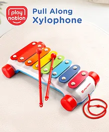 Play Nation Premium Pull Along Xylophone with 8 Notes...
