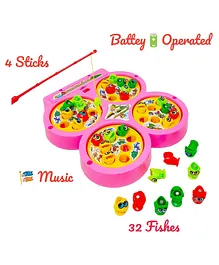 YAMAMA Magnetic Fish Catching Game Toy Fishing Game...