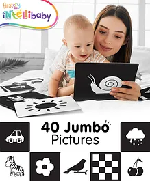 Intellibaby Large High Contrast Premium B&W Flash...