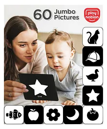 Play Nation High Contrast Flash Cards -  30 Pieces