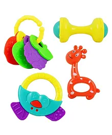 ARCADE TOYS Non Toxic Multi Colored Baby Rattle Toys...
