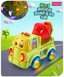 Babyhug Musical Bump & Go Construction series Cement...