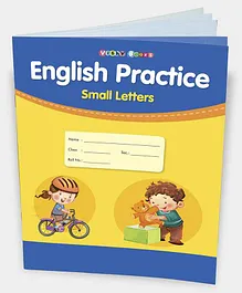 3 to 5 Years, 112 Pages, A practice book for English small letters in four...