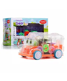 Aditi Toys Transparent Gear Bus For Kids, Mini School...