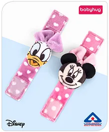 Babyhug Disney Minnie and Daisy  Wrist Rattles Pack of...