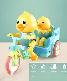 YAMAMA Musical Funny Duck Tricycle Toy For Kids With...