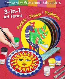 Intelliskills DIY Coaster Painting Kit- Learn Mandala...