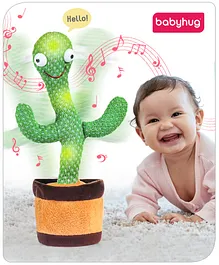 Babyhug Dancing Cactus Talking Toy - Green
