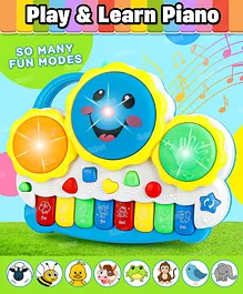 Fiddlerz Drum Keyboard Musical Piano With Flashing...