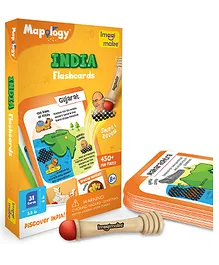 Imagimake Mapology India Flash Cards Along with 450+...