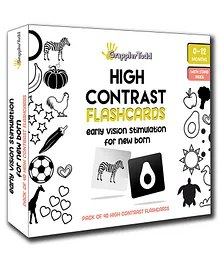 High Contrast, Black & White Large Flash Cards for...