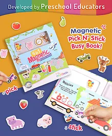 3 Years+ ,10 Pages , The 4 in 1 My First Words Magnetic Board Book is an...