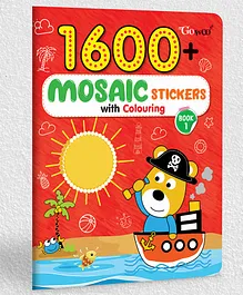 24 pages 1600+ Mosaic Stickers with Coloring - Book 1"" is an enchanting...